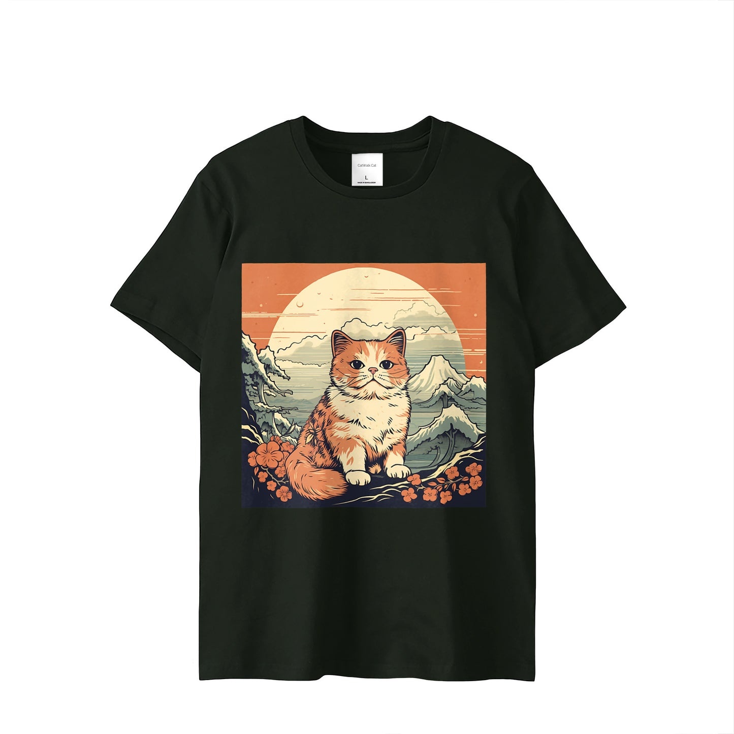 Ukiyo-e Cat #4 T-shirt