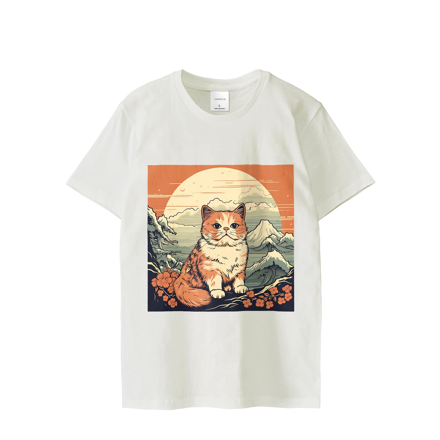 Ukiyo-e Cat #4 T-shirt