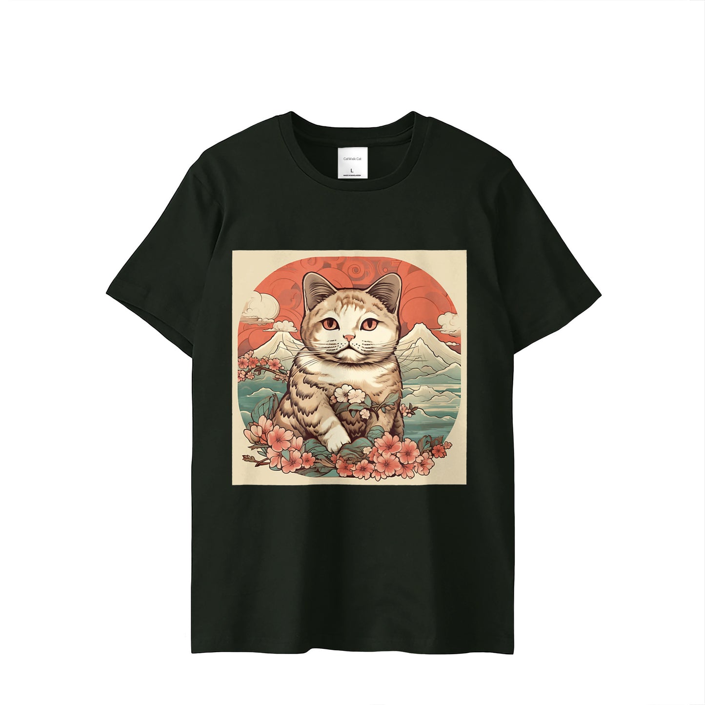 Ukiyo-e Cat #5 T-shirt